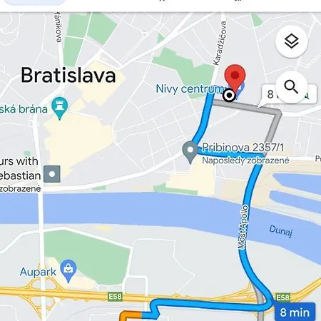 Private 1 Km From Center With Kitchen Apartamento Bratislava